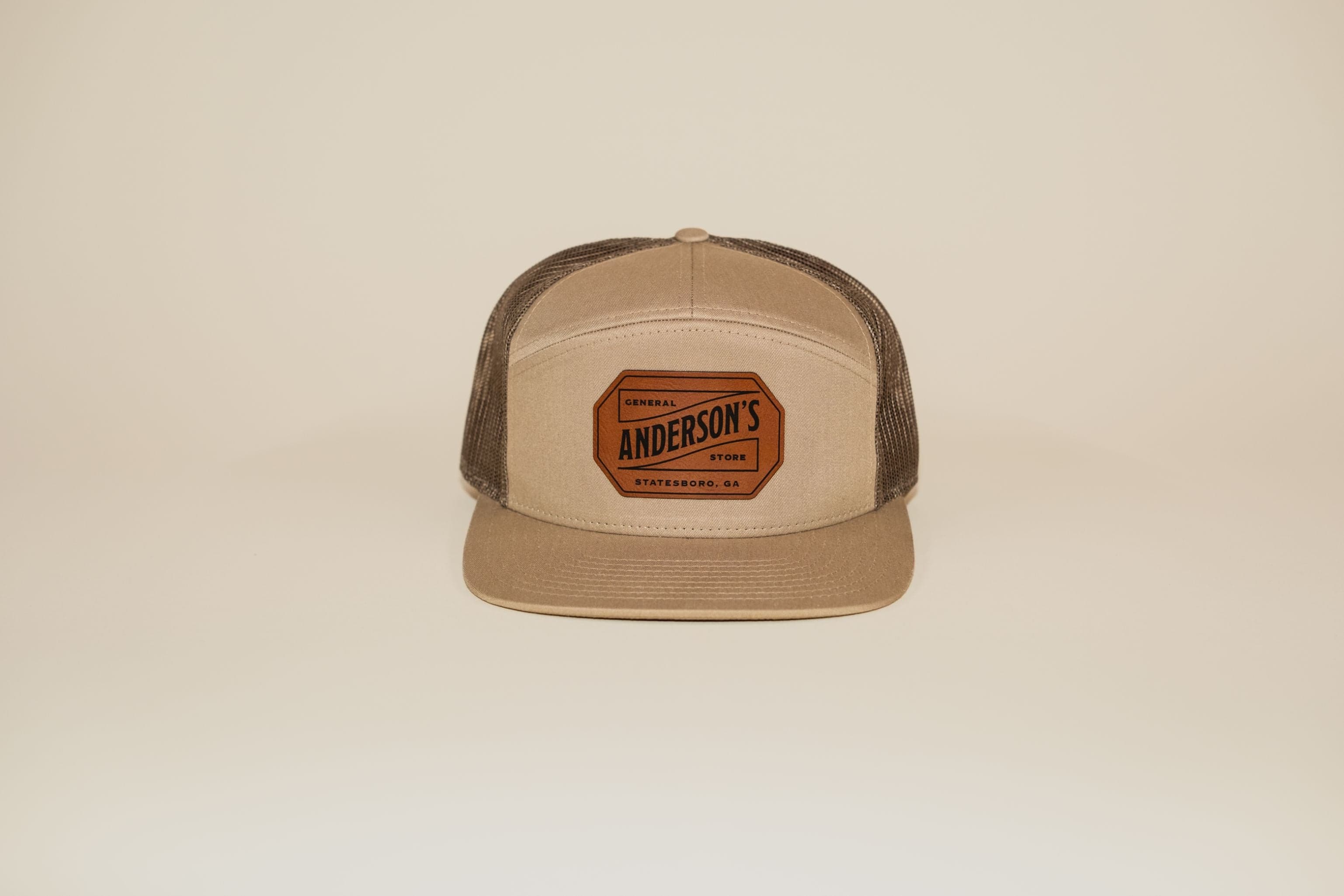 Logo Leather Patch Hat